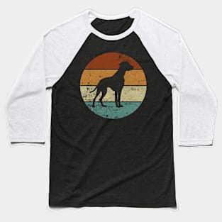 Sloughi Dog Retro Design Baseball T-Shirt